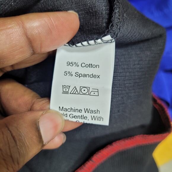 SHEIN Black Red Gothic Grunge Ribbed 2 Piece Long Sleeve Skirt Set Size 8-10 - Picture 9 of 9